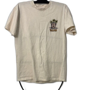 Vans Cream Short Sleeve Tee with Graphic Size MD